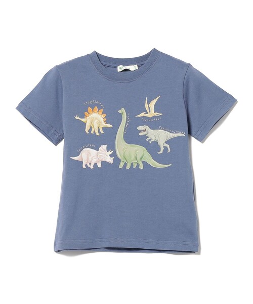 BEAMS mini(ビームスミニ)の「BEAMS mini / ダイナソー Tシャツ 23SS(90~150cm)(Tシャツ/カットソー・キッズ・ブルー系その他4/グリーン系その他2/ベージュ・90/100/110/120/130/140/150)」の17枚目の写真