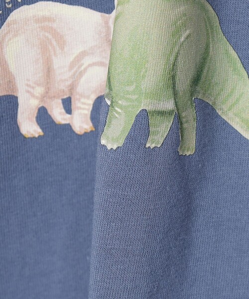 BEAMS mini(ビームスミニ)の「BEAMS mini / ダイナソー Tシャツ 23SS(90~150cm)(Tシャツ/カットソー・キッズ・ブルー系その他4/グリーン系その他2/ベージュ・90/100/110/120/130/140/150)」の19枚目の写真