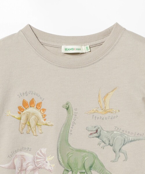 BEAMS mini(ビームスミニ)の「BEAMS mini / ダイナソー Tシャツ 23SS(90~150cm)(Tシャツ/カットソー・キッズ・ブルー系その他4/グリーン系その他2/ベージュ・90/100/110/120/130/140/150)」の21枚目の写真