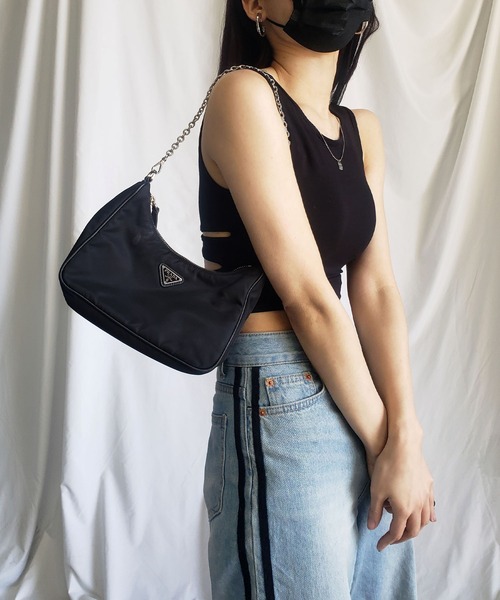 me+em select（ミームセレクト）の「※※【 カップ付き 】カットアウトバッククロスアメスリショートタンクトップ（タンクトップ・レディース・グレー/ブラック/グリーン/ホワイト/ベージュ・FREE）」の11枚目の写真