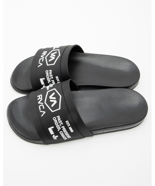 RVCA(ルーカ)の「RVCA メンズ CHANMAIL SHOWER SLIDE サンダル【2023年春夏モデル】/ルーカスライドサンダル(サンダル・メンズ・ブラック/オレンジ/ホワイト・8/9/10)」の8枚目の写真
