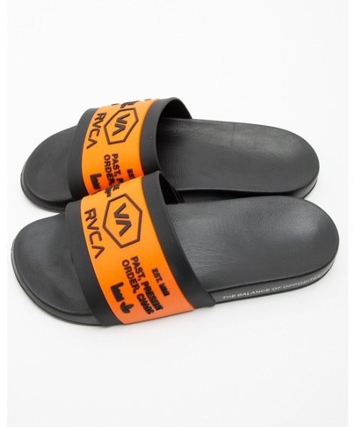 RVCA(ルーカ)の「RVCA メンズ CHANMAIL SHOWER SLIDE サンダル【2023年春夏モデル】/ルーカスライドサンダル(サンダル・メンズ・ブラック/オレンジ/ホワイト・8/9/10)」の4枚目の写真