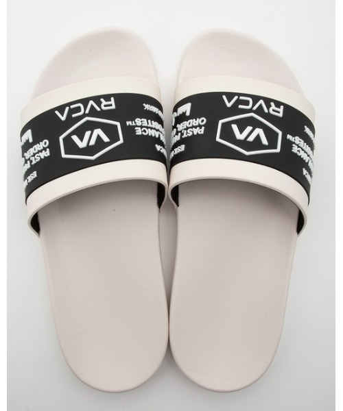 RVCA(ルーカ)の「RVCA メンズ CHANMAIL SHOWER SLIDE サンダル【2023年春夏モデル】/ルーカスライドサンダル(サンダル・メンズ・ブラック/オレンジ/ホワイト・8/9/10)」の6枚目の写真