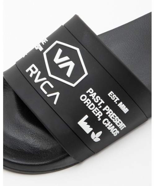 RVCA(ルーカ)の「RVCA メンズ CHANMAIL SHOWER SLIDE サンダル【2023年春夏モデル】/ルーカスライドサンダル(サンダル・メンズ・ブラック/オレンジ/ホワイト・8/9/10)」の10枚目の写真