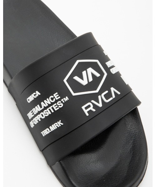 RVCA(ルーカ)の「RVCA メンズ CHANMAIL SHOWER SLIDE サンダル【2023年春夏モデル】/ルーカスライドサンダル(サンダル・メンズ・ブラック/オレンジ/ホワイト・8/9/10)」の5枚目の写真