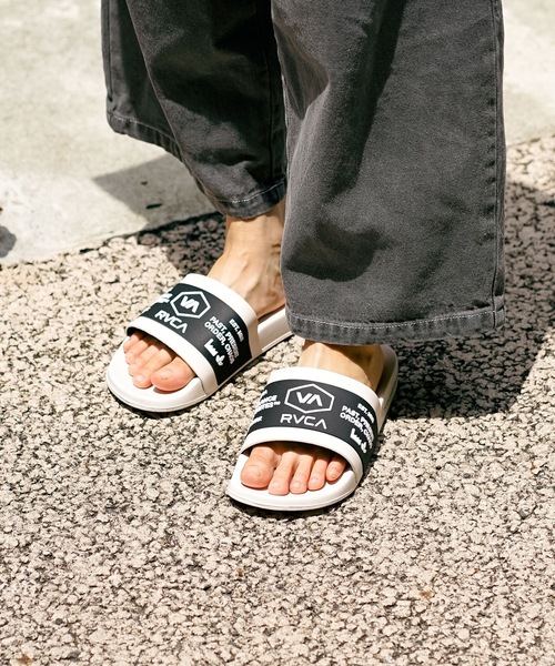 RVCA(ルーカ)の「RVCA メンズ CHANMAIL SHOWER SLIDE サンダル【2023年春夏モデル】/ルーカスライドサンダル(サンダル・メンズ・ブラック/オレンジ/ホワイト・8/9/10)」の22枚目の写真
