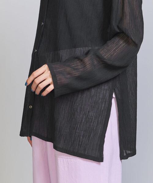 BEAUTY&amp;YOUTH UNITEDARROWS(ビューティアンドユース ユナイテッドアローズ) カーディガン レディース - ダークグレー 長袖 ウール、カシミヤ BEAUTY&YOUTH UNITED ARROWS / ビューティー&ユース