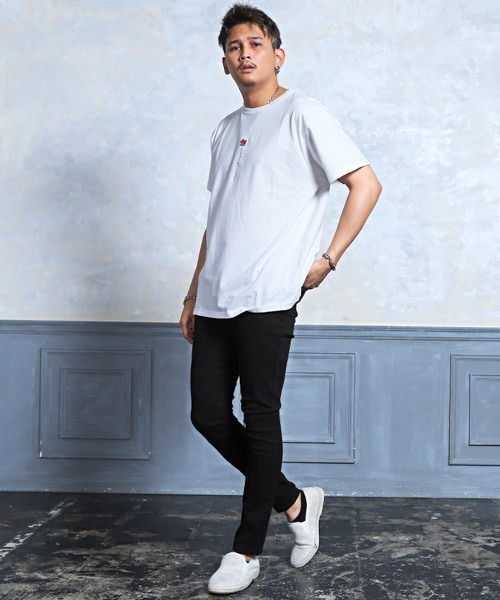 LUXSTYLE(ラグスタイル)の「ツイルサイドポケットスキニーパンツ(チノパンツ・メンズ・ベージュ/カーキ/ブラック/ライトグレー・L/M/XL)」の7枚目の写真