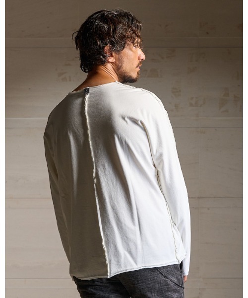 wjk(ダヴルジェイケイ)の「ply jersey L/S(Tシャツ/カットソー・メンズ・ネイビー/ホワイト/ブラック・SMALL/MEDIUM/LARGE/X-LARGE)」の11枚目の写真