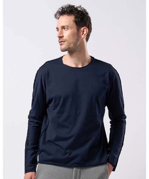 wjk(ダヴルジェイケイ)の「ply jersey L/S(Tシャツ/カットソー・メンズ・ネイビー/ホワイト/ブラック・SMALL/MEDIUM/LARGE/X-LARGE)」の12枚目の写真