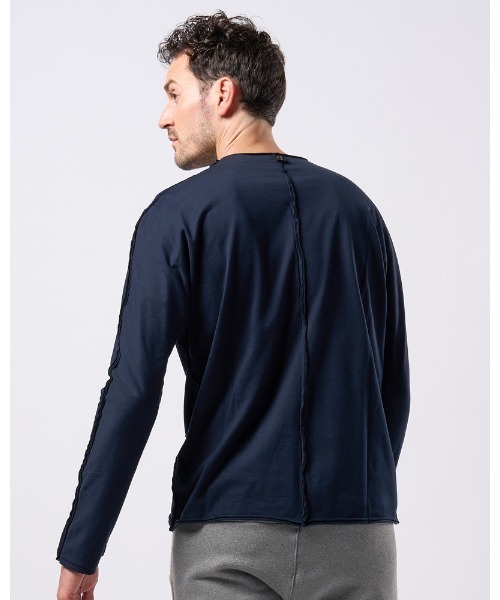wjk(ダヴルジェイケイ)の「ply jersey L/S(Tシャツ/カットソー・メンズ・ネイビー/ホワイト/ブラック・SMALL/MEDIUM/LARGE/X-LARGE)」の14枚目の写真