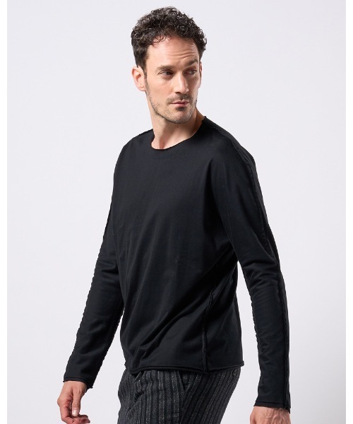 wjk(ダヴルジェイケイ)の「ply jersey L/S(Tシャツ/カットソー・メンズ・ネイビー/ホワイト/ブラック・SMALL/MEDIUM/LARGE/X-LARGE)」の16枚目の写真