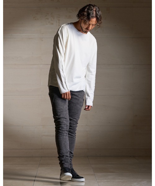wjk(ダヴルジェイケイ)の「ply jersey L/S(Tシャツ/カットソー・メンズ・ネイビー/ホワイト/ブラック・SMALL/MEDIUM/LARGE/X-LARGE)」の18枚目の写真