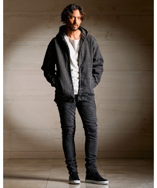 wjk(ダヴルジェイケイ)の「ply jersey L/S(Tシャツ/カットソー・メンズ・ネイビー/ホワイト/ブラック・SMALL/MEDIUM/LARGE/X-LARGE)」の19枚目の写真