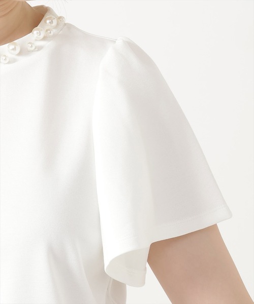 ウィルセクション　パールカットソー WILLSELECTION（ウィルセレクション）の「ランダムパール付き