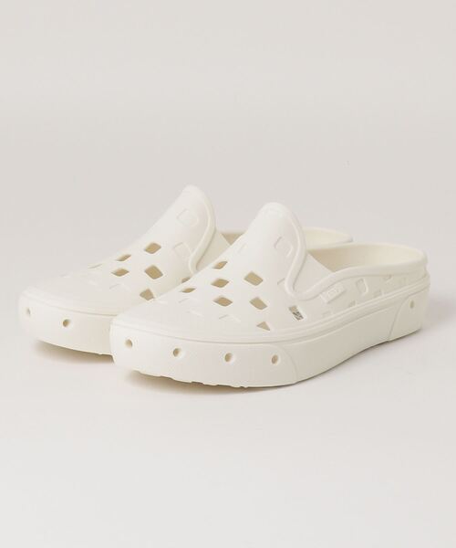 VANS(バンズ)の「SLIP-ON MULE TRK VN0005V8FS8(スリッポン・メンズ・ホワイト・5/8/11/9/7/6/10)」の1枚目の写真