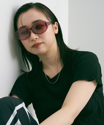 【Web限定】オーバル型 サングラス | 紫外線対策