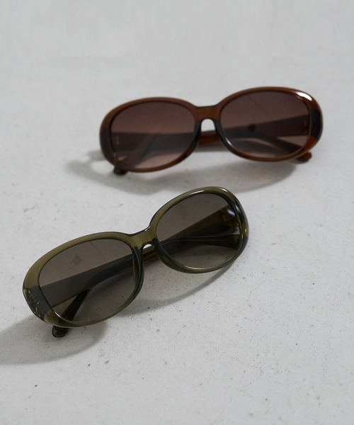 Zoff(ゾフ)の「【Web限定】オーバル型 サングラス | 紫外線対策(サングラス・レディース・オリーブ/ブラウン/ピンク・FREE)」の19枚目の写真