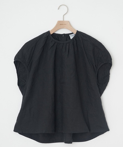 ORCIVAL（オーシバル）の「SHORT SLEEVE PULLOVER（シャツ/ブラウス・レディース・オフホワイト/ネイビー/チャコール/グリーン・1）」の3枚目の写真