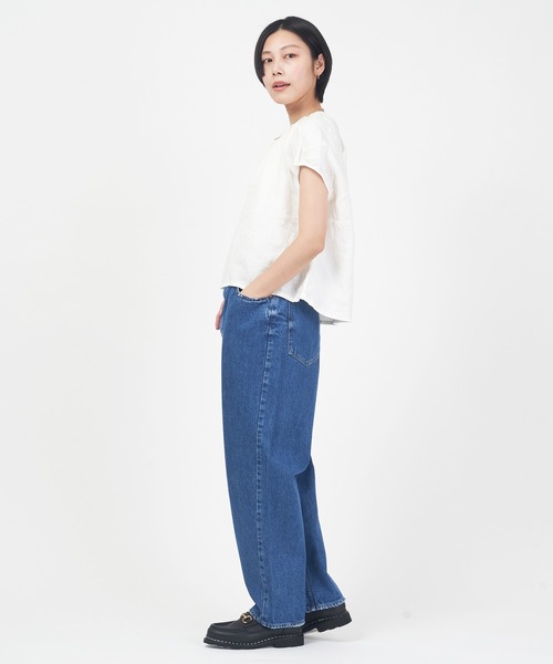 ORCIVAL（オーシバル）の「SHORT SLEEVE PULLOVER（シャツ/ブラウス・レディース・オフホワイト/ネイビー/チャコール/グリーン・1）」の9枚目の写真