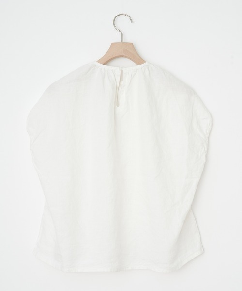 ORCIVAL（オーシバル）の「SHORT SLEEVE PULLOVER（シャツ/ブラウス・レディース・オフホワイト/ネイビー/チャコール/グリーン・1）」の12枚目の写真
