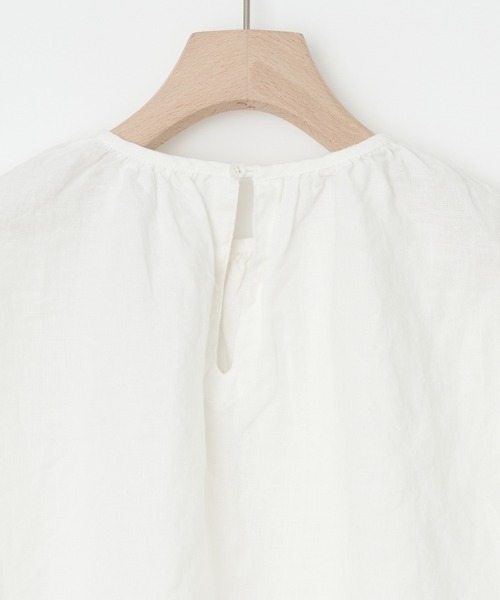 ORCIVAL（オーシバル）の「SHORT SLEEVE PULLOVER（シャツ/ブラウス・レディース・オフホワイト/ネイビー/チャコール/グリーン・1）」の14枚目の写真