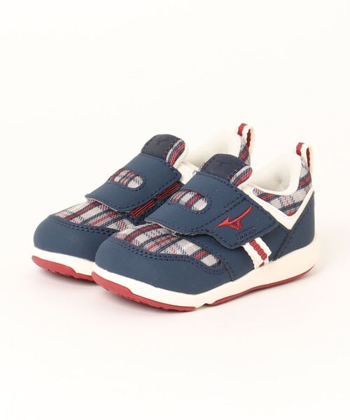 MIZUNO(ミズノ )の「《mizuno》PLAMORE INFANT 2(スニーカー・キッズ・キャメル/グレー/カーキ/ピンク/ネイビー/ホワイト×ブルー/ホワイト×レッド/ベージュ/ネイビー系/その他1/ブラック系その他/ブルー系その他/ラベンダー・13.0cm/14.0cm/14.5cm/15.0cm/16.0cm/15.5cm/13.5cm)」の9枚目の写真