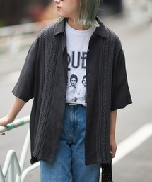 CIAOPANIC TYPY | インド刺繍オープンカラーシャツ(セットアップ対応）(シャツ/ブラウス)