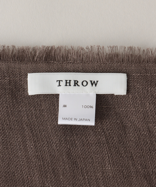 THROW/スロー】ライトリネンストール（ストール/ショール）｜AP