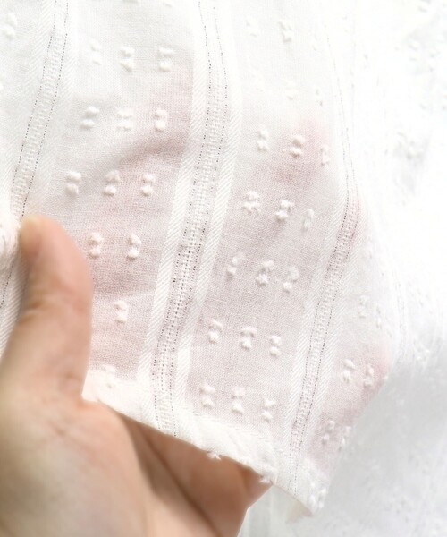 BRANSHES（ブランシェス）の「【プチレディ】【女児ペア】ブラウス（シャツ/ブラウス・キッズ・オフホワイト/ラベンダー/ライトグリーン・150/140/120/130/90/100/110）」の5枚目の写真