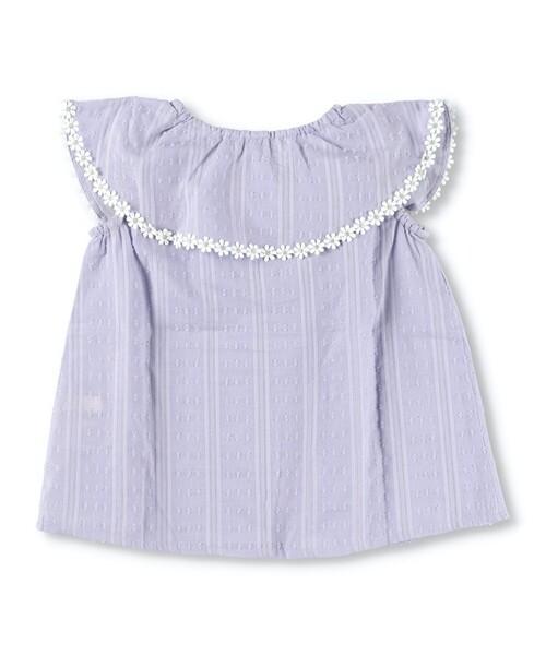 BRANSHES（ブランシェス）の「【プチレディ】【女児ペア】ブラウス（シャツ/ブラウス・キッズ・オフホワイト/ラベンダー/ライトグリーン・150/140/120/130/90/100/110）」の6枚目の写真