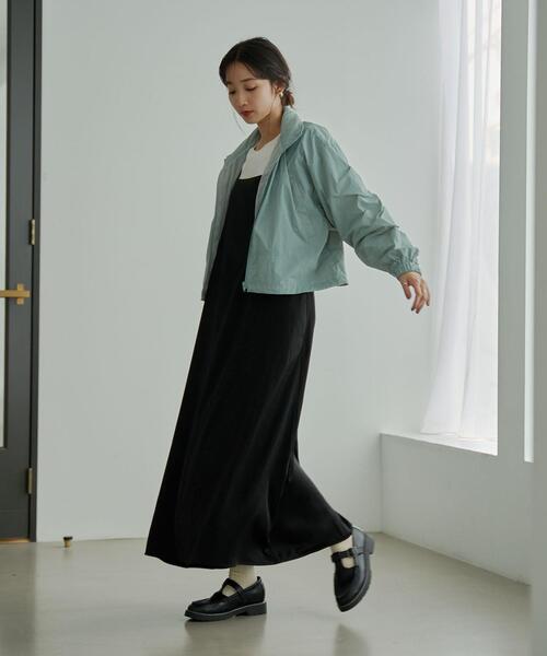 coen（コーエン）の「サテンキャミワンピース（ワンピース・レディース・ブラック/ブラウン・M/L）」の20枚目の写真