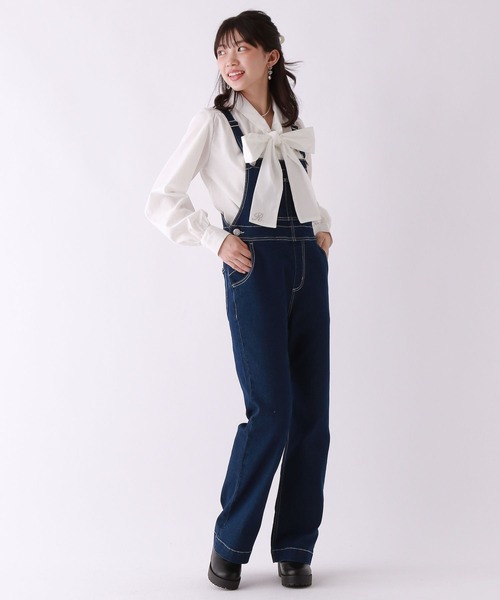 repipi armario（レピピ アルマリオ）の「BIGリボンボウタイブラウス