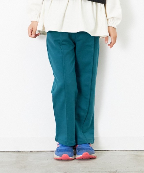MAKE YOUR DAY(メイクユアデイ)の「センタープリーツカラーパンツ■80~140cm(その他パンツ・キッズ・レッド/グリーン/ブラウン・100/90/130/140/80/110/120)」の4枚目の写真