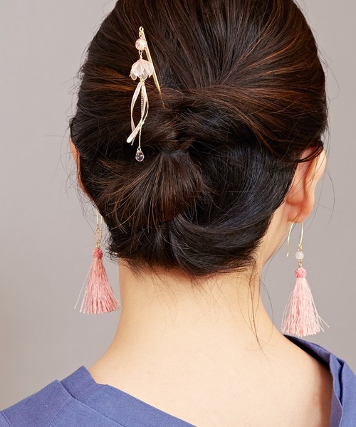 カヤ(カヤ)の「【カヤ】涼くらげ簪(その他ヘアアクセサリー・レディース・パープル/ブルー/レッド系その他・FREE)」の3枚目の写真