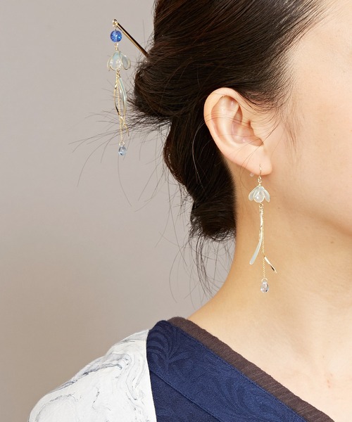 カヤ(カヤ)の「【カヤ】涼くらげ簪(その他ヘアアクセサリー・レディース・パープル/ブルー/レッド系その他・FREE)」の11枚目の写真