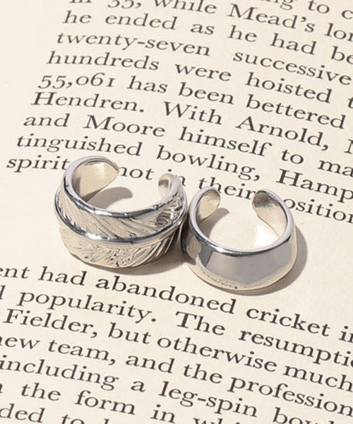 RAGEBLUE（レイジブルー）の「セットイヤーカフ（イヤーカフ・メンズ・ホワイト/オフホワイト/その他1・FREE）」の2枚目の写真