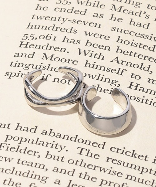 RAGEBLUE（レイジブルー）の「セットイヤーカフ（イヤーカフ・メンズ・ホワイト/オフホワイト/その他1・FREE）」の3枚目の写真