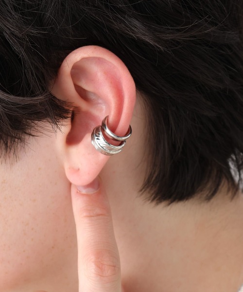 RAGEBLUE（レイジブルー）の「セットイヤーカフ（イヤーカフ・メンズ・ホワイト/オフホワイト/その他1・FREE）」の9枚目の写真