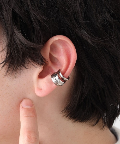 RAGEBLUE（レイジブルー）の「セットイヤーカフ（イヤーカフ・メンズ・ホワイト/オフホワイト/その他1・FREE）」の10枚目の写真