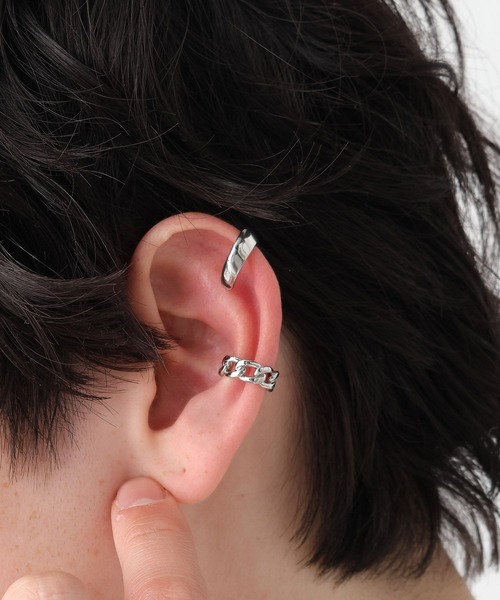 RAGEBLUE（レイジブルー）の「セットイヤーカフ（イヤーカフ・メンズ・ホワイト/オフホワイト/その他1・FREE）」の11枚目の写真