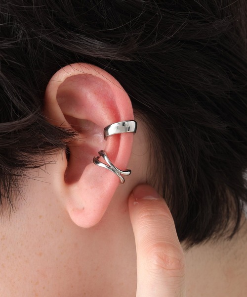 RAGEBLUE（レイジブルー）の「セットイヤーカフ（イヤーカフ・メンズ・ホワイト/オフホワイト/その他1・FREE）」の14枚目の写真