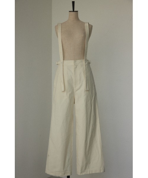 BLACK BY MOUSSY（ブラックバイマウジー）の「2way suspender pants(2ウェイサスペンダーパンツ)（カーゴパンツ・レディース・カーキ/オフホワイト・1/2）」の21枚目の写真