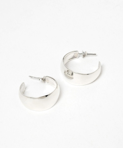 BABYLONE(バビロン)の「NINA&JULES / BoldHoops(ピアス(両耳用)・レディース・シルバー・フリー)」の1枚目の写真