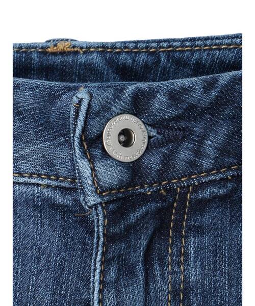 earth music&ecology（アースミュージックアンドエコロジー）の「セルフカットセミフレアデニムパンツ（デニムパンツ・レディース・ライトインディゴブルー/ブルー系その他・L/S/M）」の11枚目の写真