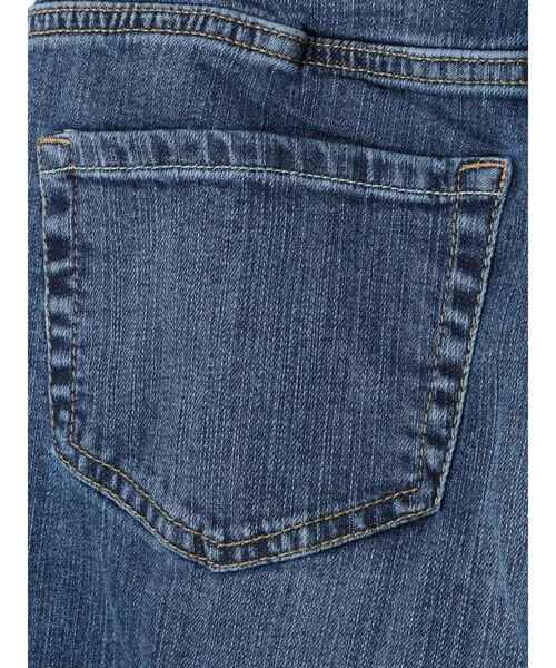 earth music&ecology（アースミュージックアンドエコロジー）の「セルフカットセミフレアデニムパンツ（デニムパンツ・レディース・ライトインディゴブルー/ブルー系その他・L/S/M）」の9枚目の写真