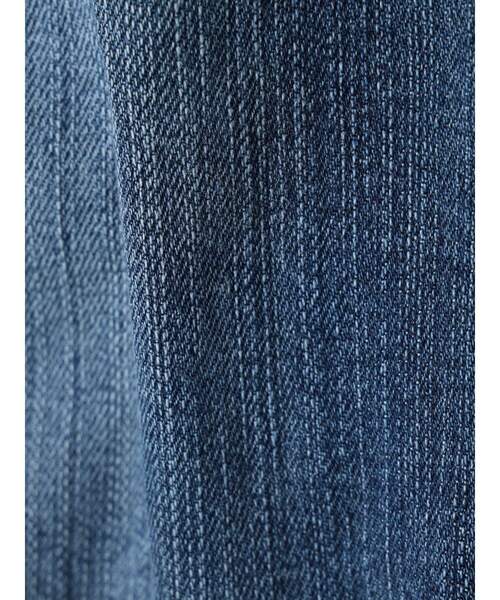 earth music&ecology（アースミュージックアンドエコロジー）の「セルフカットセミフレアデニムパンツ（デニムパンツ・レディース・ライトインディゴブルー/ブルー系その他・L/S/M）」の5枚目の写真