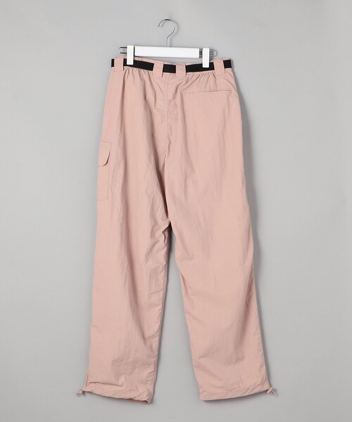 FREAK'S STORE（フリークスストア）の「ベルト付き ナイロンパンツ / カーゴパンツ（カーゴパンツ・レディース・オリーブ/ブラック/オフホワイト/ピンク・ﾌﾘ-）」の16枚目の写真