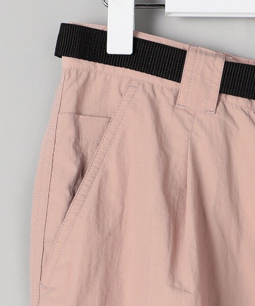 FREAK'S STORE（フリークスストア）の「ベルト付き ナイロンパンツ / カーゴパンツ（カーゴパンツ・レディース・オリーブ/ブラック/オフホワイト/ピンク・ﾌﾘ-）」の14枚目の写真