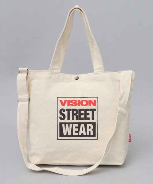 VISION STREET WEAR(ヴィジョンストリートウェア)の「2WAY キャンバス ショルダー トートバッグ(トートバッグ・メンズ・ホワイト系その他2/ホワイト系その他/ホワイト系その他3/ホワイト系その他4/ホワイト系その他5/ホワイト系その他6/ホワイト系その他7・FREE)」の11枚目の写真